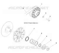 SYSTÈME DE TRANSMISSION, SECONDARY CLUTCH