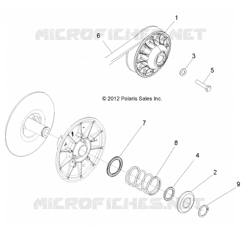 SYSTÈME DE TRANSMISSION, SECONDARY CLUTCH