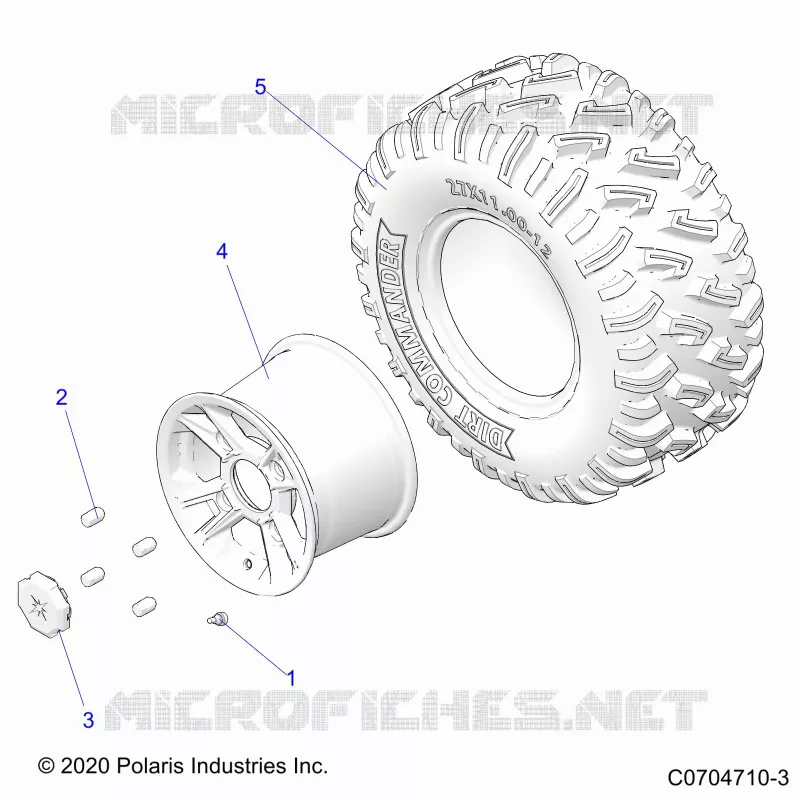 ROUES, REAR