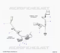 ELECTRICITE, WIRE HARNESS, HOOD, ELEC. START