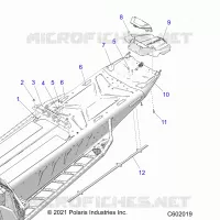 CHASSIS, REAR, MISC. COVERS AND SNOWFLAP