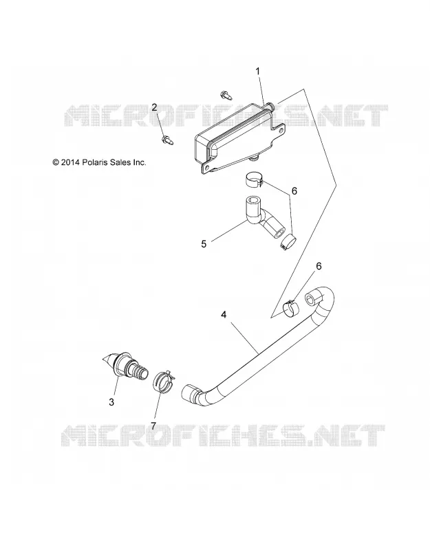 MOTEUR, BREATHER HOSE