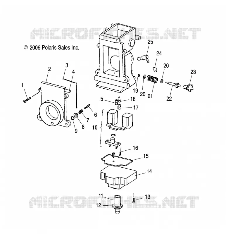 MOTEUR, CARBURATEUR, LOWER