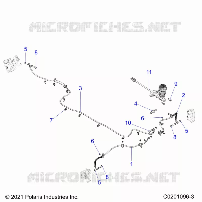 BRAKES, BRAKE LINES AND MAITRE CYLINDRE