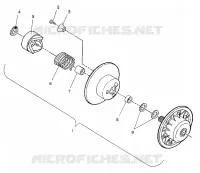 EMBRAYAGE DE TRANSMISSION ASSEMBLY SPORT / 0930443 (4922942294022A)
