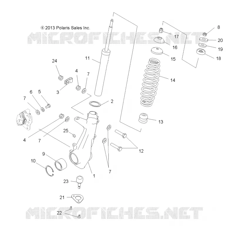 SUSPENSION AVANT STRUT