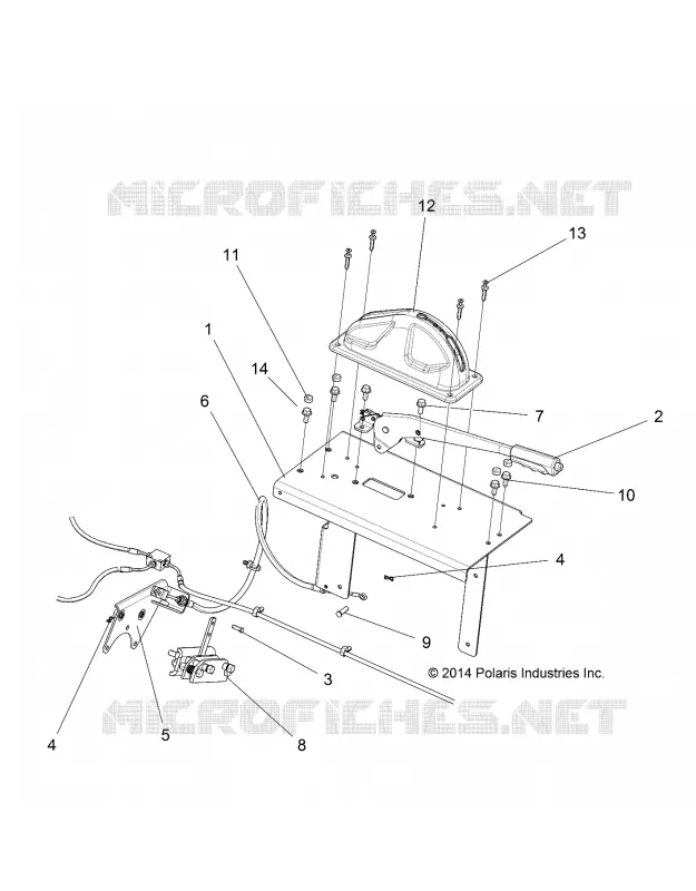 BRAKES, FREIN DE PARKING ASM.