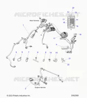 ELECTRICITE, WIRE HARNESS, CHASSIS/FUSE BLOCK, ENGINE