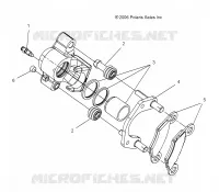FREIN ETRIERS DE FREIN AVANT AND REAR