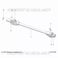SYSTÃˆME DE TRANSMISSION, FRONT PROP SHAFT