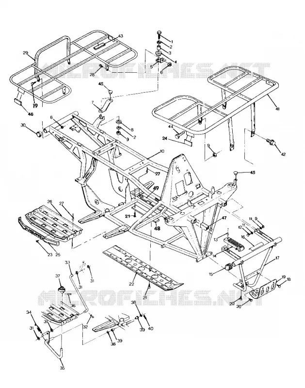 CHASSIS W/ RACKS 250 2X4/W927527 (4922862286003A)