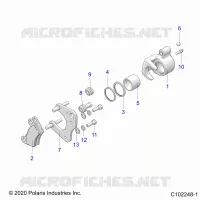 BRAKES, ETRIER DE FREIN ARRIERE