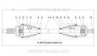 DRIVE TRAIN, TRANSMISSION AVANT SHAFT