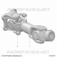 DRIVE TRAIN, PROP ARBRE DE TRANSMISSION ARRIERE