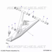 SUSPENSION AVANT CONTROL ARMS LOWER