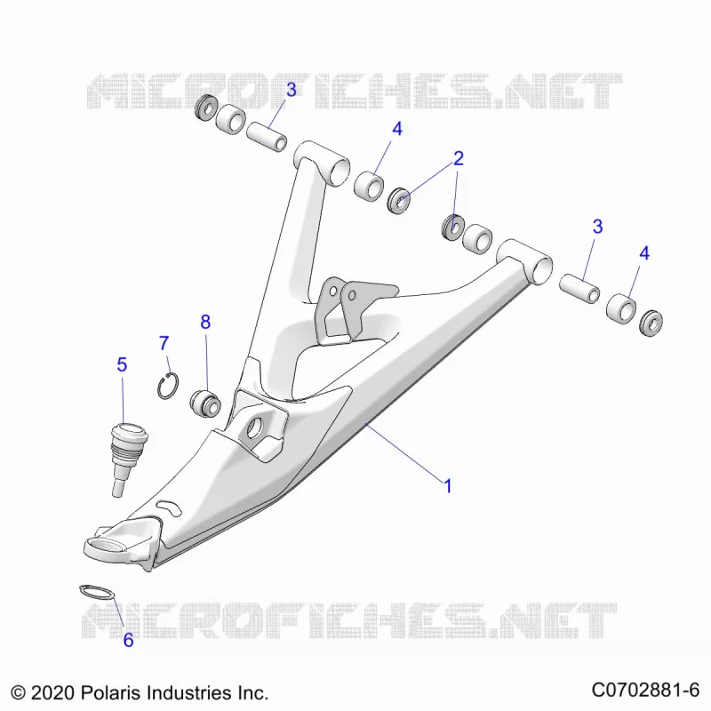 SUSPENSION AVANT CONTROL ARMS LOWER