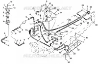 SYSTÈME DE REFROIDISSEMENT 600 XCR 0975677, 600 XCR SE H975677 and EUROPEAN 600 XCR SE (4937963796B008)