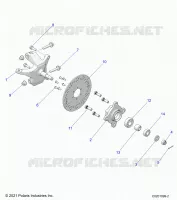 DIRECTION, FRONT HUB AND SPINDLE