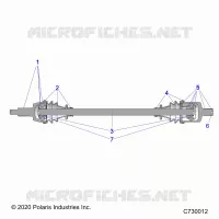 SYSTÃˆME DE TRANSMISSION, FRONT HALF SHAFT