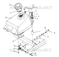 RESERVOIR A CARBURANT Magnum 2x4 W957544 (4926852685A012)