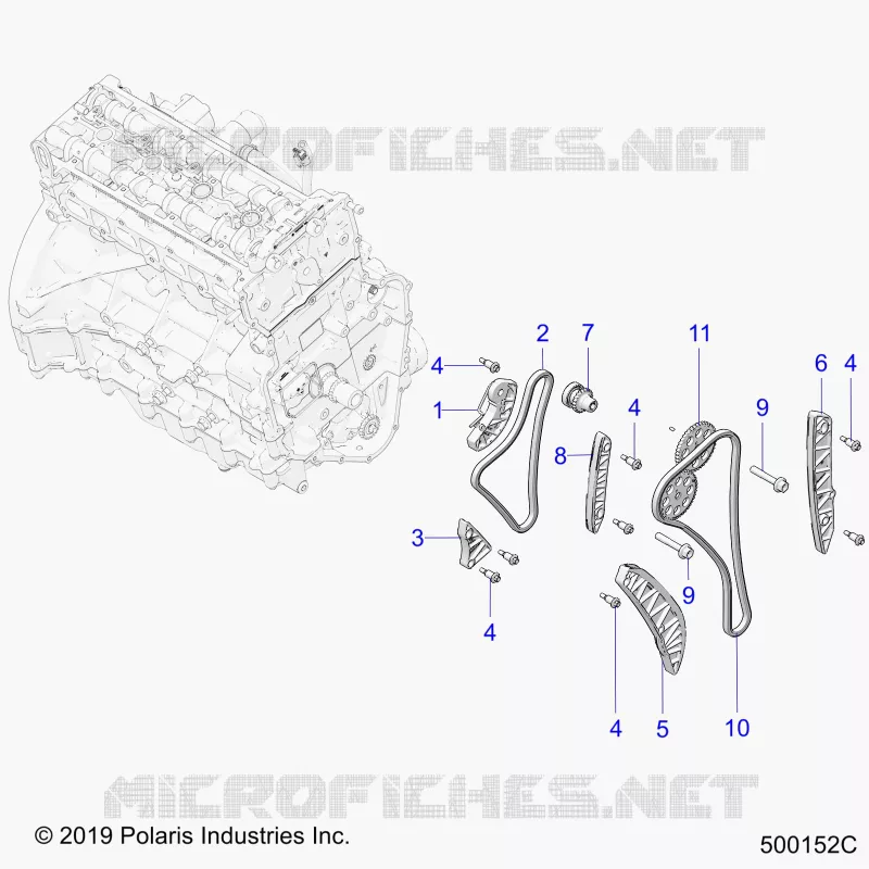 ENGINE, TIMING CHAINE AND RELATED