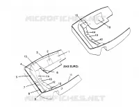 PROTECTION ANTI CHALEUR CARROSSERIE AVANT ASSEMBLY XLT 0950756, XLT SKS 0950556,  XLT SKS EURO E950556   (4928842884A012)