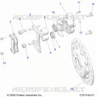 BRAKES, ETRIER DE FREIN ARRIERE