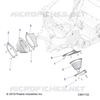 CHASSIS, TIE ROD BOOT ASM.