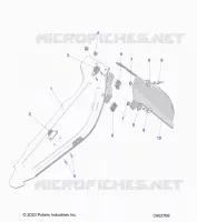 CHASSIS, PROTECTION D'EMBRAYAGE ASM. AND SHIELD