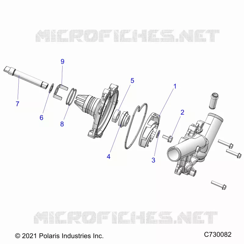 MOTEUR, WATERPUMP ASSEMBLY