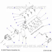 ADMISSION MANIFOLD, FUEL RAIL AND RELATED