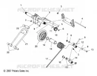 SUSPENSION, BRAS DE SUSPENSION ARRIERE