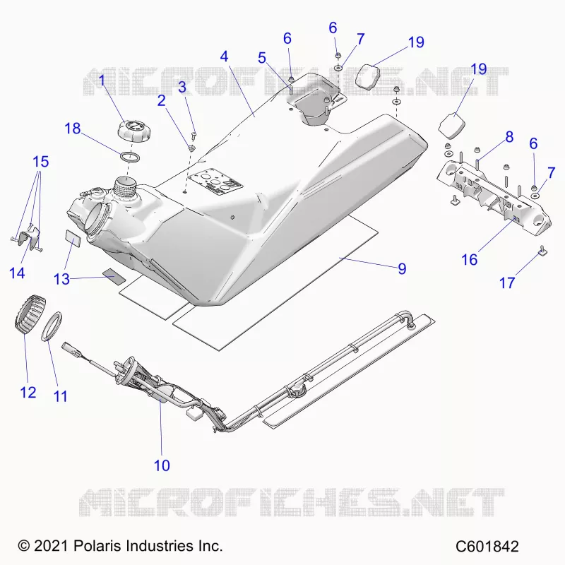 SYSTÃˆME D'ALIMENTATION, FUEL TANK ASM.