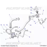 MOTEUR, WATERPUMP AND BYPASS