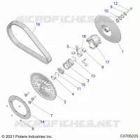 SYSTÃˆME DE TRANSMISSION, SECONDARY CLUTCH