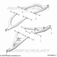 SUSPENSION AVANT CONTROL ARMS MOUNTING