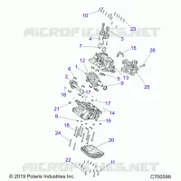 CARTERS MOTEUR AND CRANKSHAFT