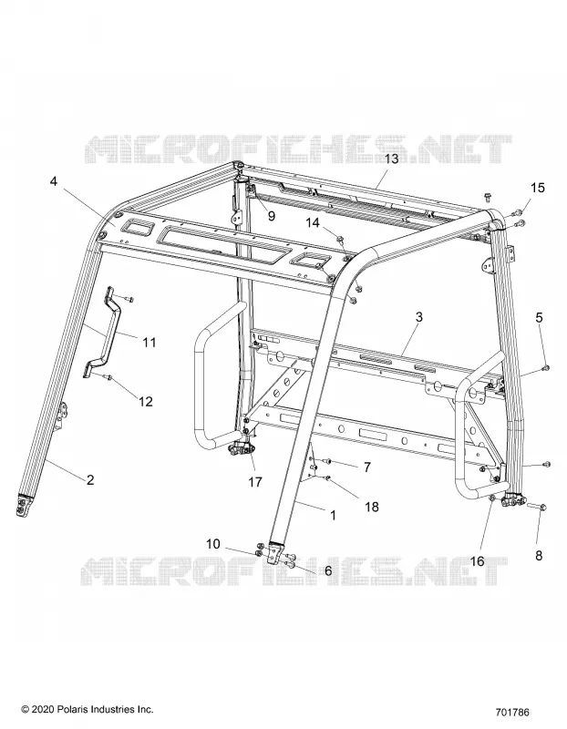 CHASSIS, CAB CADRE