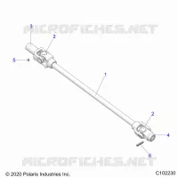 SYSTÃˆME DE TRANSMISSION, FRONT PROP SHAFT