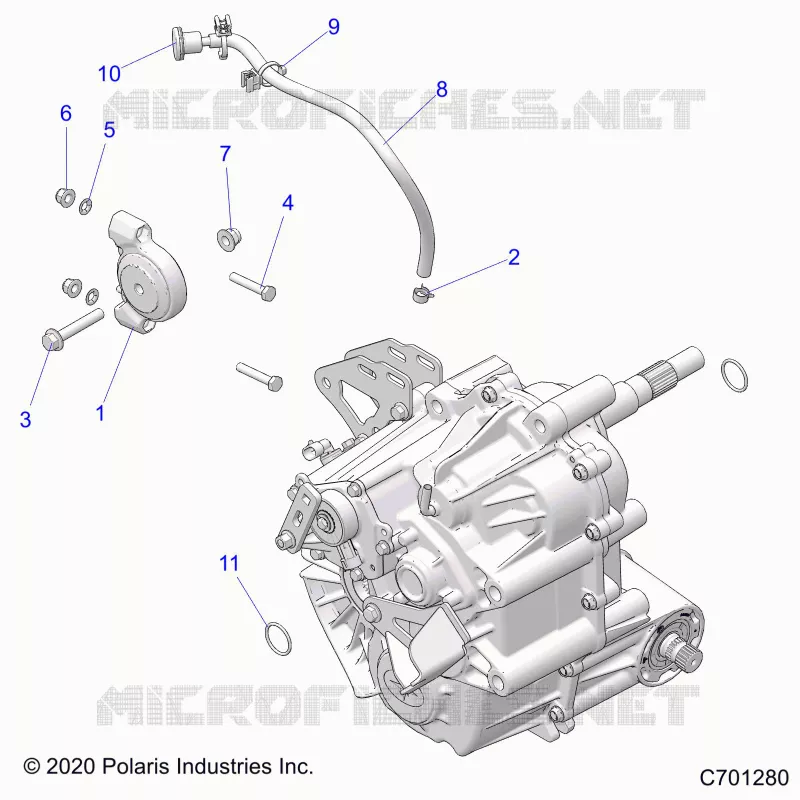SYSTÃˆME DE TRANSMISSION, MAIN GEARCASE MOUNTING