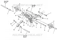 BRAS DE SUSPENSION AVANT TRAIL / 0930761 AND  TRAIL DELUXE / 0930243 (4923222322023A)
