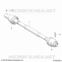 SYSTÃˆME DE TRANSMISSION, FRONT PROP SHAFT