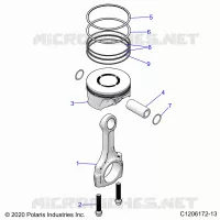 ENGINE, PISTON ET BIELLE