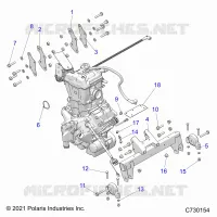 ENGINE, TRANSMISSION MOUNTING &amp; LONG BLOCK