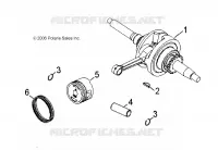MOTEUR, VILEBREQUIN AND PISTON