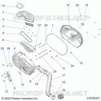 SYSTÃˆME DE TRANSMISSION, CLUTCH COVER AND DUCTING
