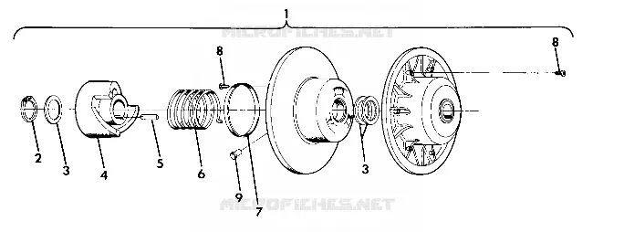 EMBRAYAGE DE TRANSMISSION WIDE TRAK (4919301930011A)