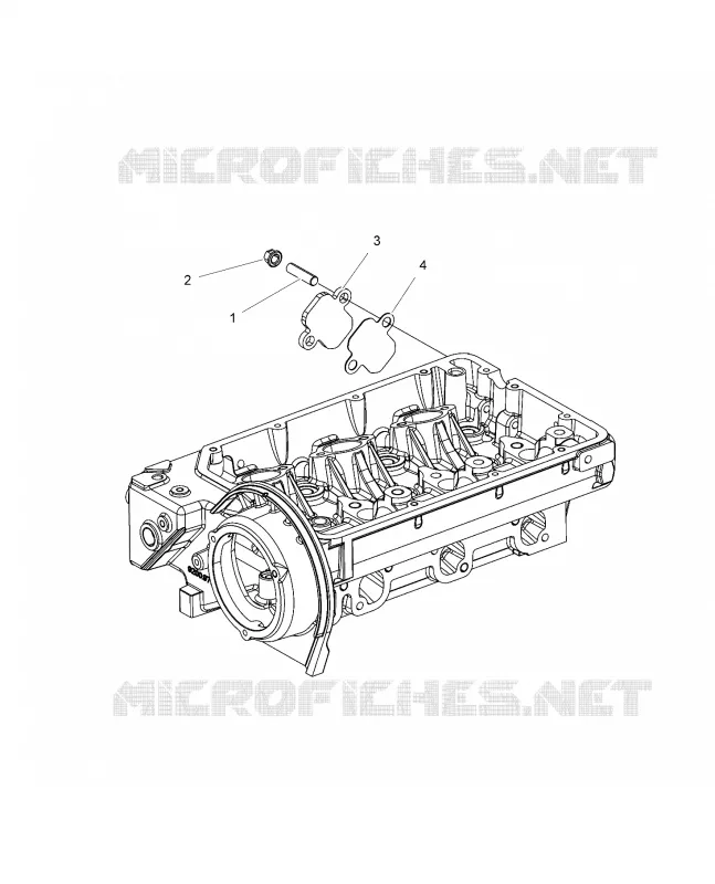 ENGINE, POMPE A CARBURANT FITTING COVER
