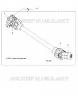 DRIVE TRAIN, REAR ARBRE DE TRANSMISSION