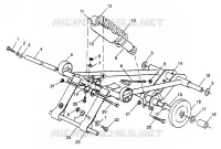 BRAS DE SUSPENSION AVANT TRAIL RMK 0970961 (4938333833B010)